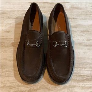 Never Worn Brown Gucci Loafer Size 9